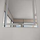 Espelho Led Frio Quadrado Iluminado Jateado - 60x60cm