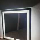 Espelho Led Frio Quadrado Iluminado Jateado - 60x60cm