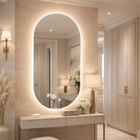 Espelho LED para Banheiro 80x50cm com Desembacador e Touch Di