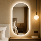 Espelho LED para Banheiro 80x50cm com Desembacador e Touch Di