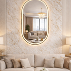 Espelho LED para Banheiro 80x60cm com Desembacador e Touch In