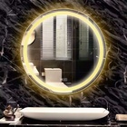 Espelho LED para Banheiro 80x80cm com Desembacador e Touch In