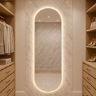 Espelho LED para Banheiro Sala Quarto 150x60cm com Touch Inte