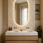 Espelho LED para Banheiro Sala Quarto 150x60cm com Touch Inte