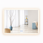 Espelho LED Para Banheiro Touch 3 Cores de Luz Com Desembaçad