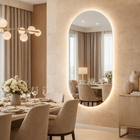 Espelho LED Para Banheiro Touch 3 Cores de Luz Com Desembaçad