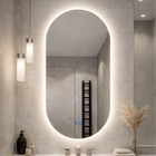 Espelho LED Para Banheiro Touch 3 Cores de Luz Com Desembaçad