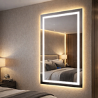 Espelho Led Para Banheiro Touch 3 Cores de Luz Com Desembaçad