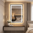 Espelho Led Para Banheiro Touch 3 Cores de Luz Com Desembaçad