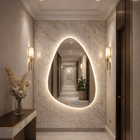 Espelho LED Para Banheiro Touch 3 Cores de Luz Display Digita