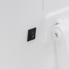 Espelho com Led de Bancada para Maquiagem Retangular Plástico Branco Lara Aemaxx