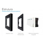 Espelho Livolo Com Interruptor De 4 Botões Branco C/ Acabamen