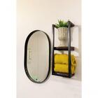 Espelho Luxo Oval Decorativo 115x60cm Banheiro Sala Quarto Ha