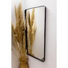 Espelho Luxo Retangular Retrô 90x60cm Banheiro Sala Quarto Ha