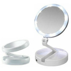 Espelho Luz Led Ring Light Mesa Maquiagem Portátil