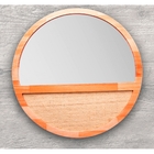 Espelho Madeira C/sisal Liptus 60cm