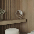 Espelho para Maquiagem de Bancada Redondo com Lente de Aumento 5x Cristal 25x185cm Miroir Gardie