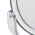 Espelho para Maquiagem de Bancada Redondo com Lente de Aumento 5x Cristal 25x185cm Miroir Gardie