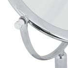 Espelho para Maquiagem de Bancada Redondo com Lente de Aumento 5x Cromado 29x215cm Platine Gardie