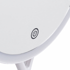 Espelho para Maquiagem de Bancada Redondo com Iluminao LED Branco 342x21cm Anna Aemaxx