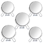 Espelho Maquiagem Mesa Dupla Face Kit 5 Uni Penteadeira 8 Pol