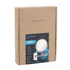 Espelho para Maquiagem de Parede Redondo com Iluminação e Lente de Aumento 5x 33x26,5cm Mobile Lux Ring Light Gardie