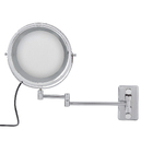 Espelho para Maquiagem de Parede Redondo com Iluminao e Lente de Aumento 5x 33x265cm Mobile Lux Ring Light Gardie