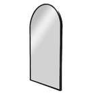 Espelho Minimalista Arco 40x70 cm Preto Elegância Contemporân
