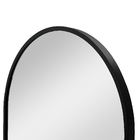 Espelho Minimalista Arco 40x70 cm Preto Elegância Contemporân