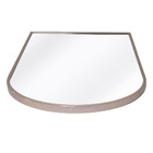 Espelho Minimalista Arco Inova 40cm x 70cm Cobre Moldura Cane