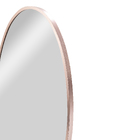 Espelho Minimalista Oval 40x70 cm Cobre Banheiro Sala Quarto