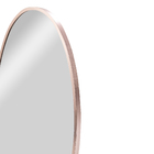Espelho Minimalista Oval 40x70 cm Cobre Banheiro Sala Quarto