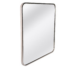 Espelho Minimalista Quadrado 60x60 cm Cobre Banheiro Sala Qua
