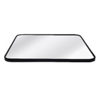 Espelho Minimalista Quadrado 60x60 cm Preto Banheiro Sala Qua