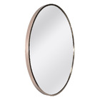 Espelho Minimalista Redondo 60x60 cm Cobre Banheiro Sala Quar