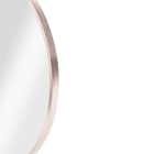 Espelho Minimalista Redondo 60x60 cm Cobre Banheiro Sala Quar