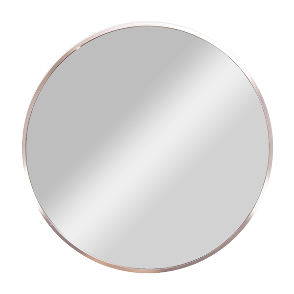 Espelho Minimalista Redondo 60x60 cm Cobre Banheiro Sala Quar