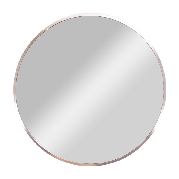 Espelho Minimalista Redondo 60x60 cm Cobre Banheiro Sala Quar