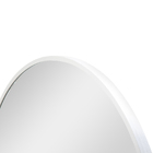 Espelho Minimalista Redondo 60x60 cm Prata Estilo e Sofistica