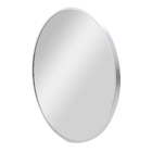 Espelho Minimalista Redondo 60x60 cm Prata Estilo e Sofistica