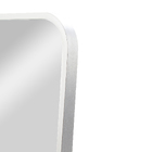 Espelho Minimalista Retangular 40x70 cm Prata Elegância e Est