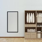 Espelho Moderno Decorativo 63x133cm Decore Pronto Preto