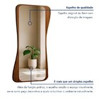 Espelho Moldura Mdf 182x96,6cm Encanto Castanho/espelhado