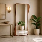 Espelho Moldura Mdf 182x96,6cm Encanto Castanho/espelhado