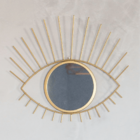 Espelho Moldura Olho Dourado