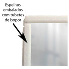 Espelho Multiuso Bisotê Fita Dupla Face 3m 40x40 Cm Quadrado