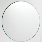 Espelho Multiuso Lapidado  Pendurador 30 Cm Redondo