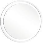 Espelho Multiuso Lapidado Pendurador Jateado Led Branco 50cm