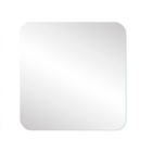 Espelho Multiuso Lapidado Pendurador Led Amarelo 50x50cm Quad