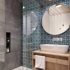 Espelho Multiuso Lapidado Redondo 50cm Com Pendurador